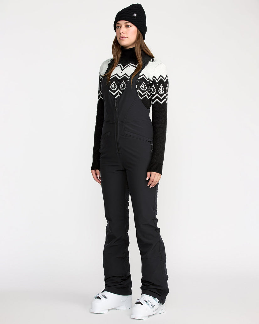 Battle Stretch Bib Overall - Black