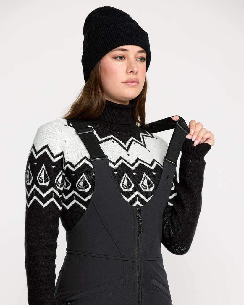 Battle Stretch Bib Overall - Black