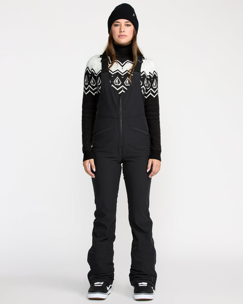 Battle Stretch Bib Overall - Black