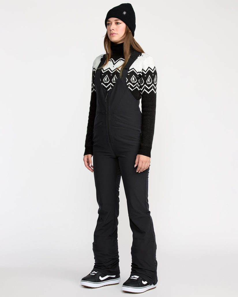 Battle Stretch Bib Overall - Black