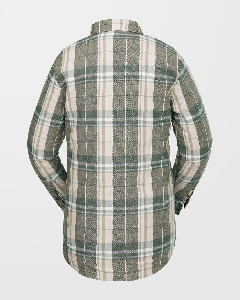 Insulated Riding Flannel Jacket - Sand