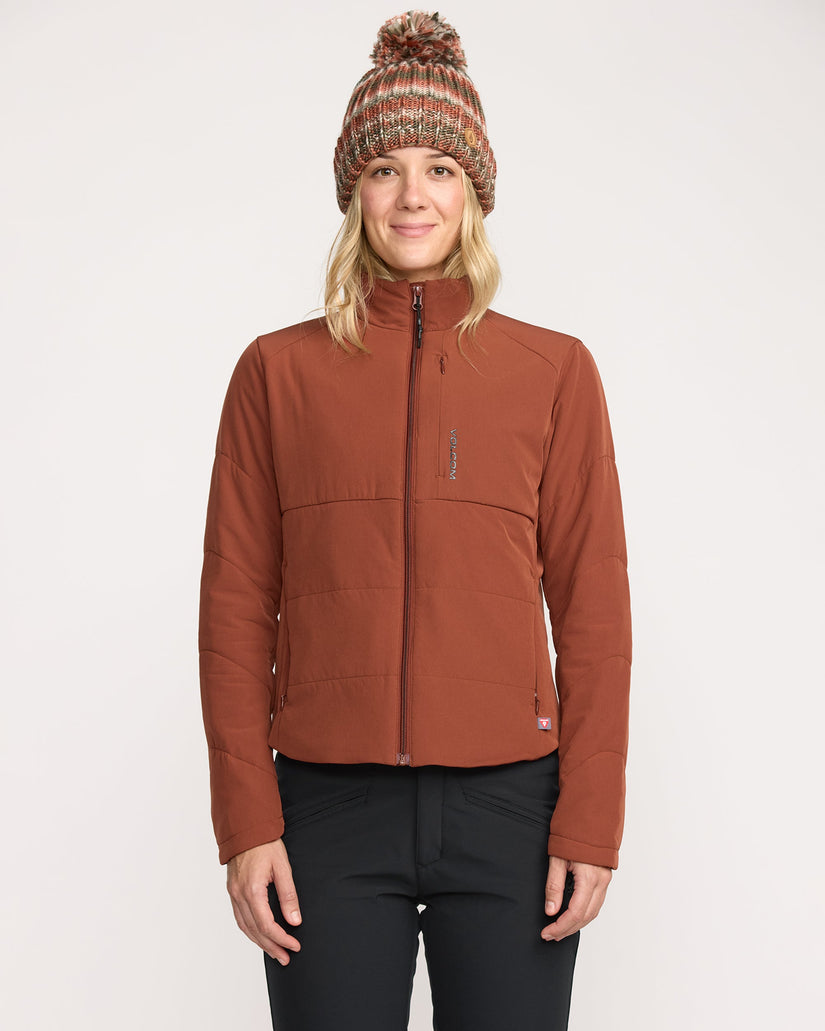 Evergreen Full Zip Jacket - Henna