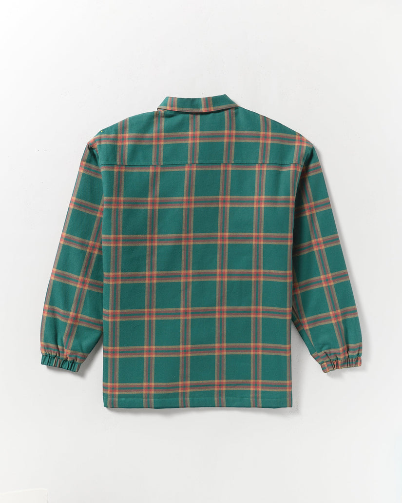 Insulated Riding Flannel Jacket - Atlantic Deep