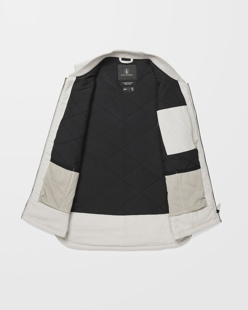 Stone Castine Puff Vest - Stone