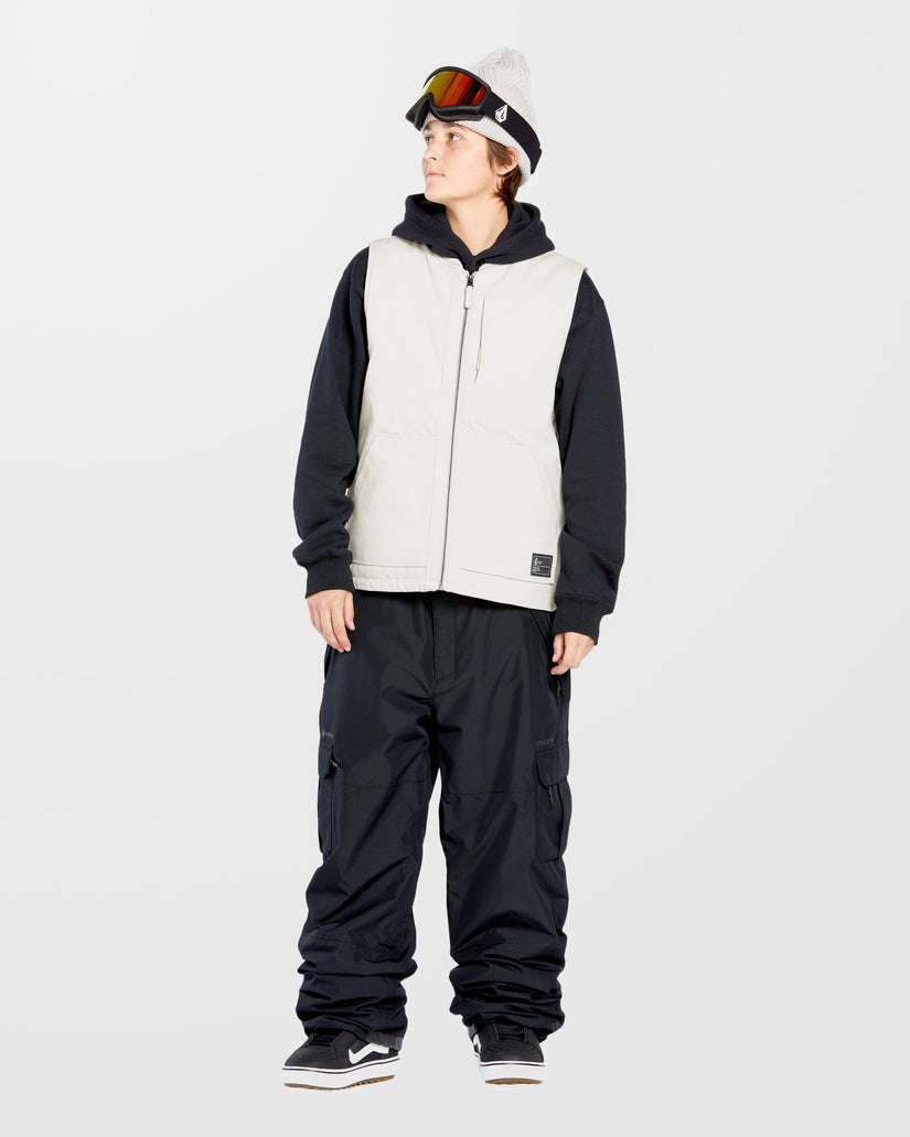 Stone Castine Puff Vest - Stone