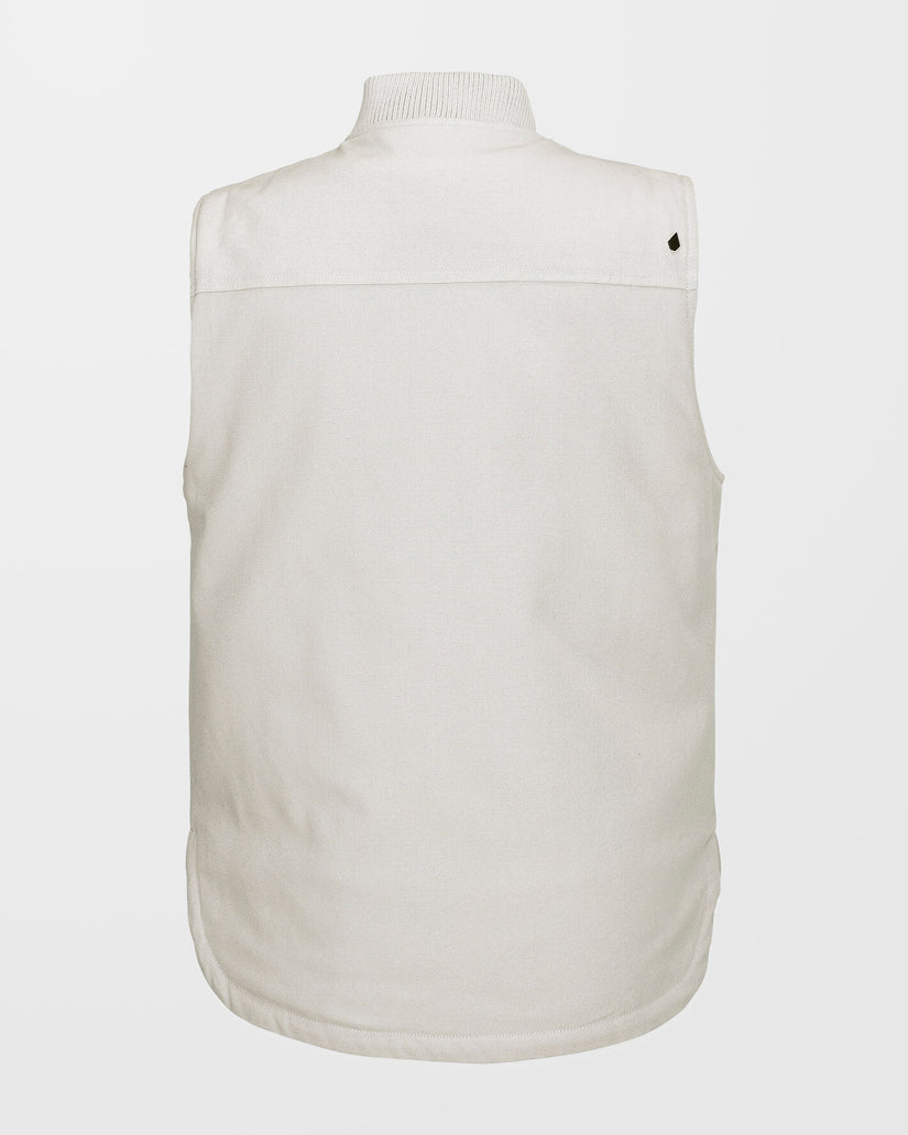 Stone Castine Puff Vest - Stone