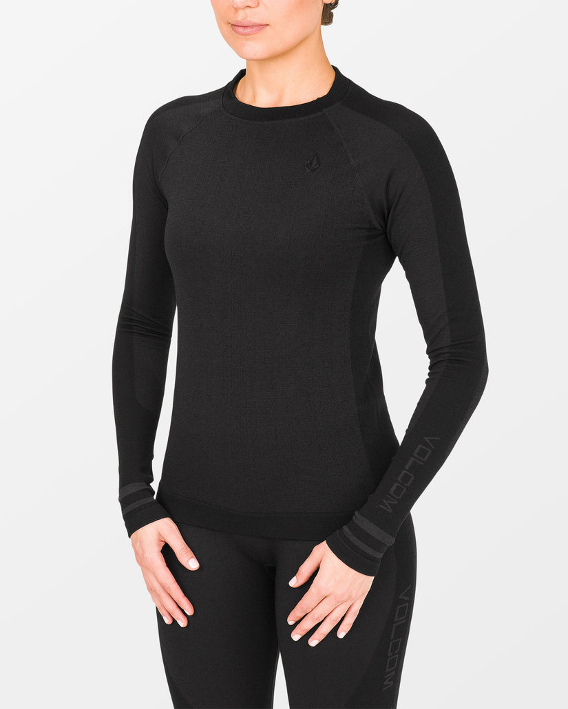 W Engineered Base Layer Top - Black
