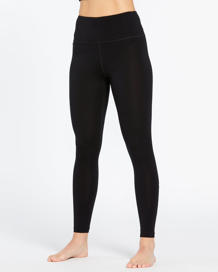 W Merino Blend Base Layer Legging - Black