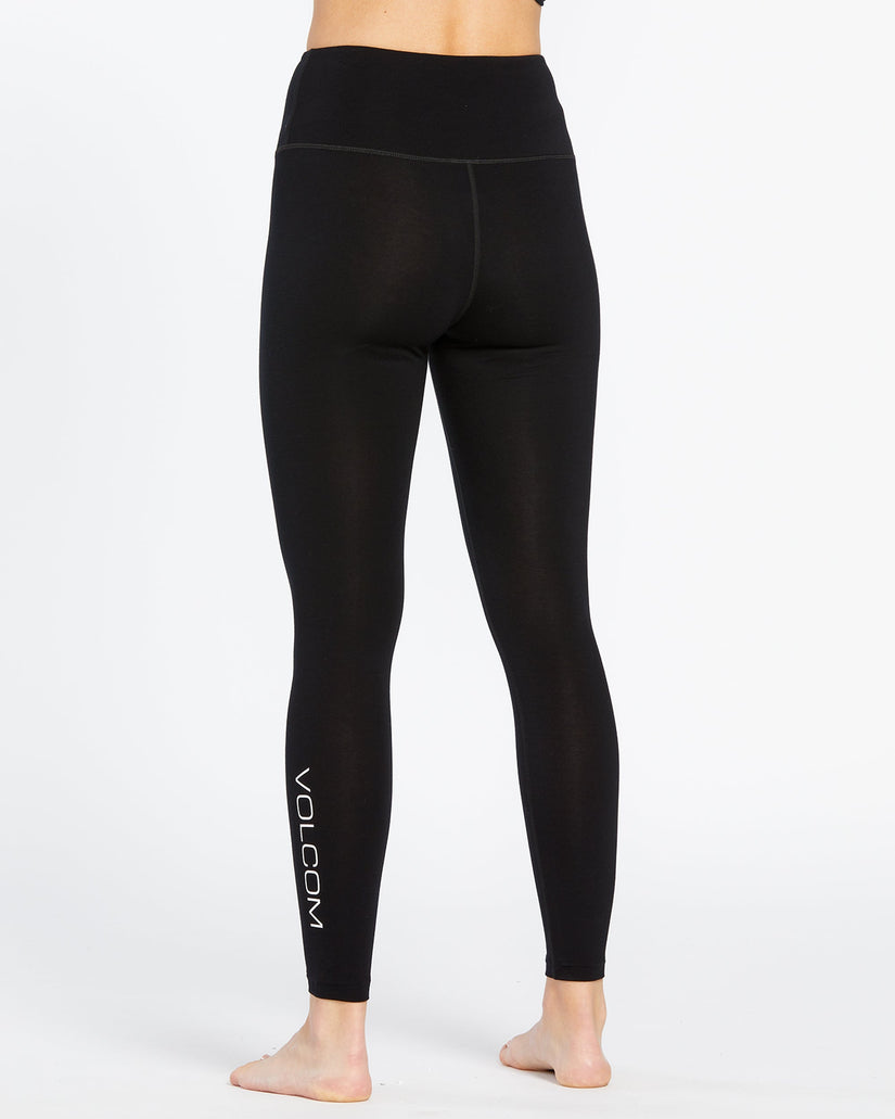 W Merino Blend Base Layer Legging - Black