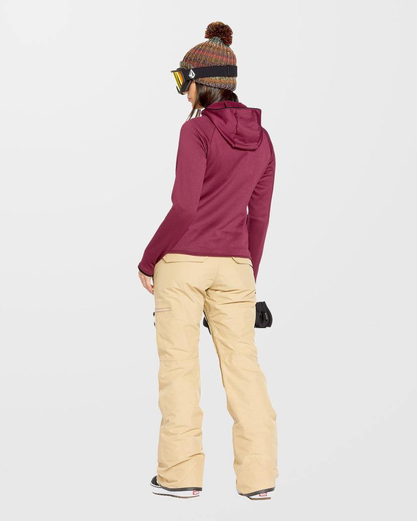 Gridlock Balaclava Hoodie - Burgundy