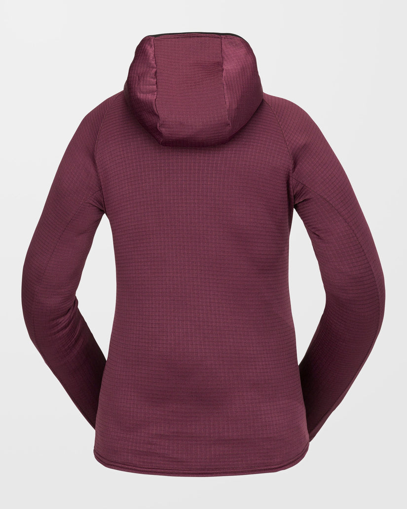 Gridlock Balaclava Hoodie - Burgundy