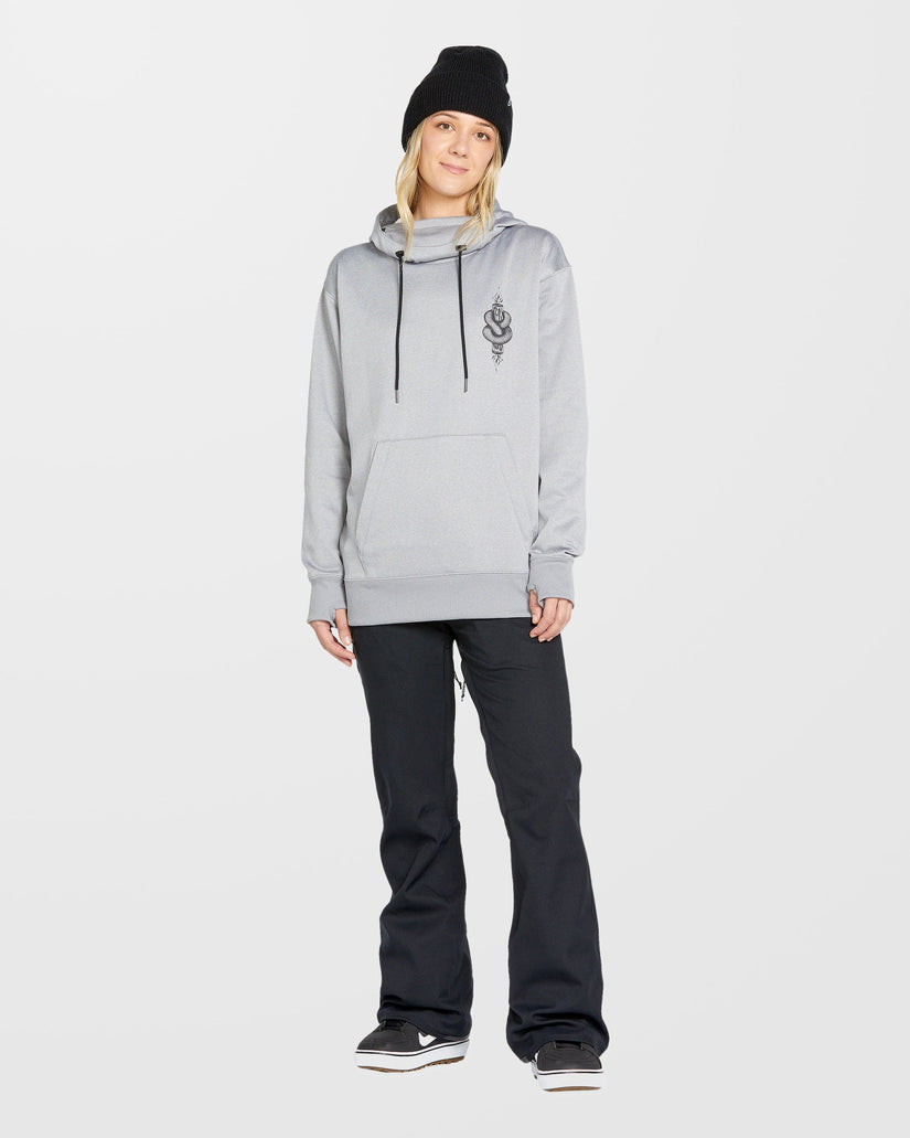Riding Hydro Hoodie - Heather Grey