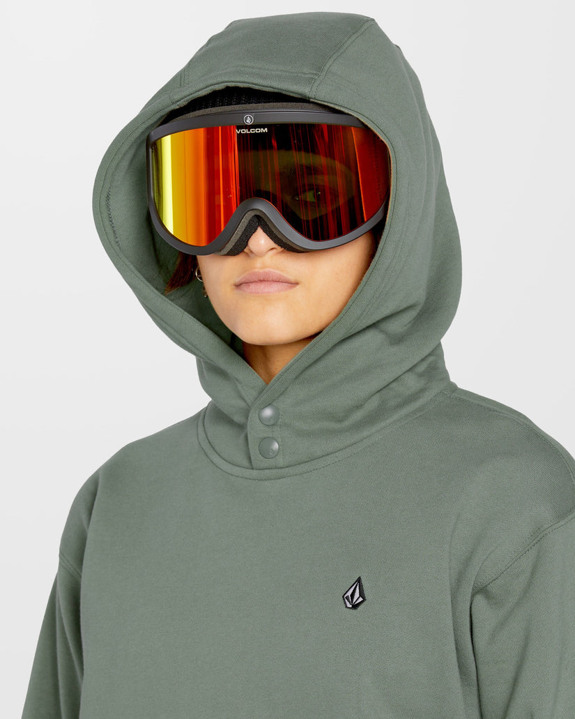 Costus Fleece Hoodie - Lichen Green