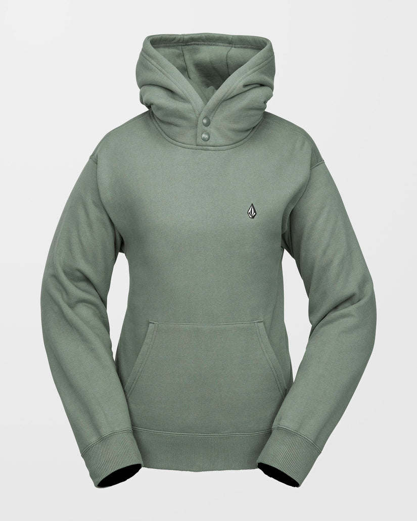 Costus Fleece Hoodie - Lichen Green