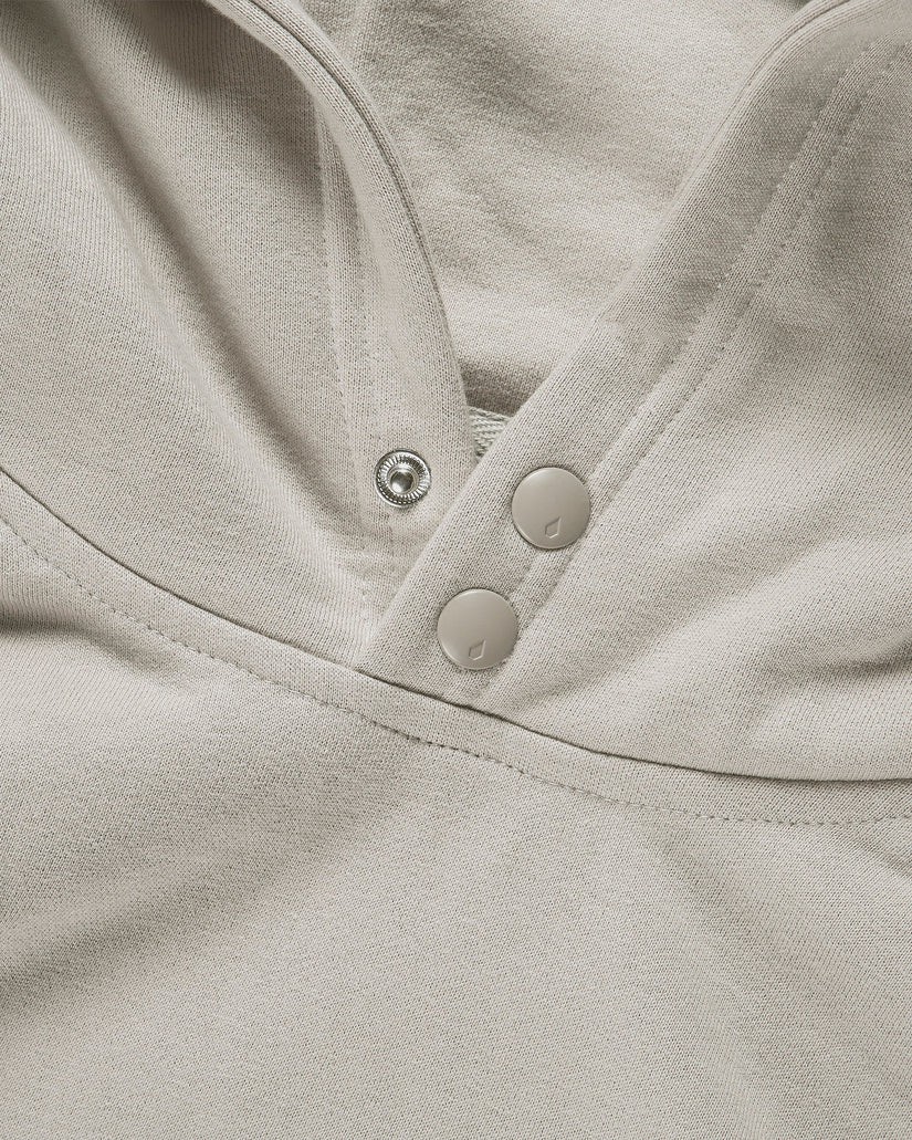 Costus Fleece Hoodie - Stone