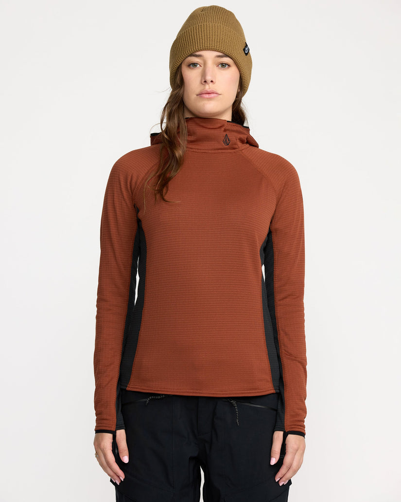 Gridlock Balaclava Hoodie - Henna