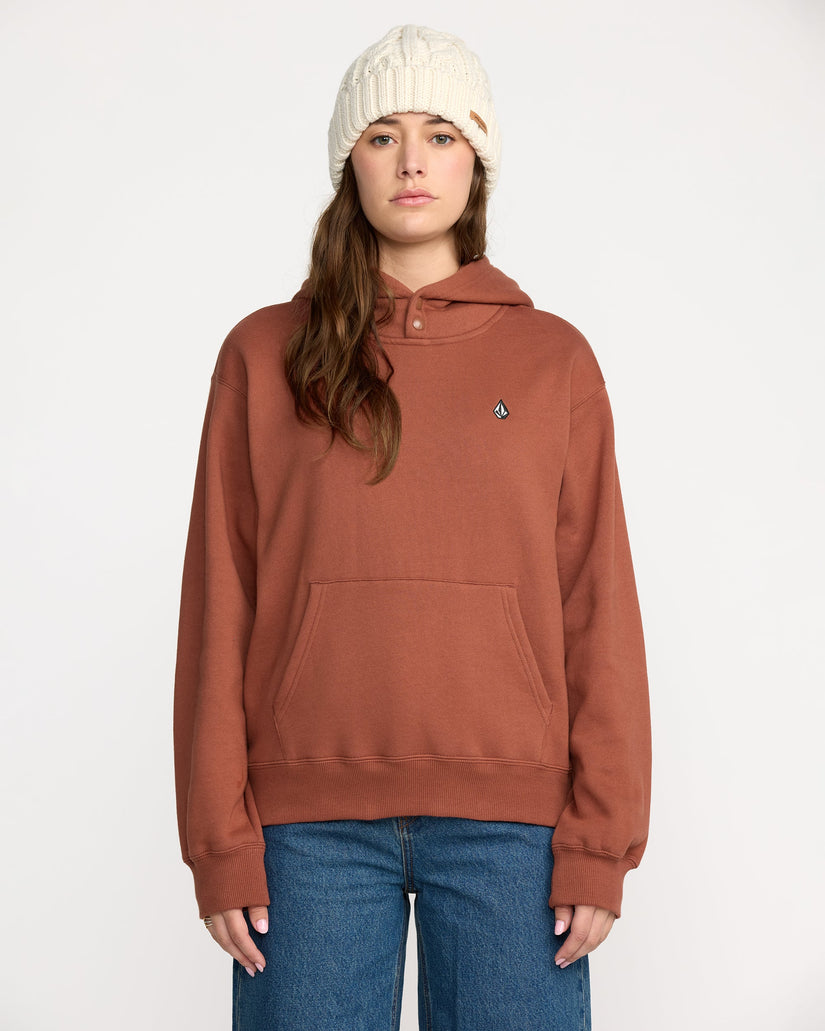 Costus Fleece Hoodie - Henna