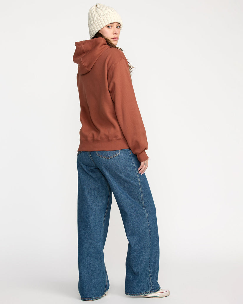 Costus Fleece Hoodie - Henna