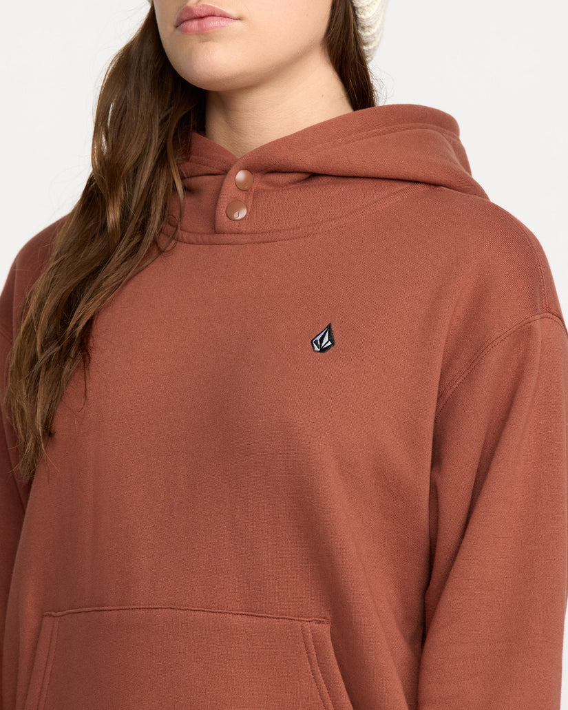Costus Fleece Hoodie - Henna