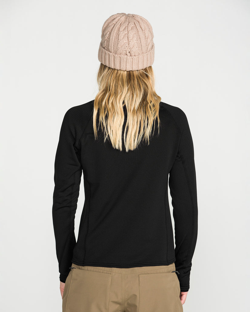 Gridlock Second Layer Fleece Sweatshirt - Black