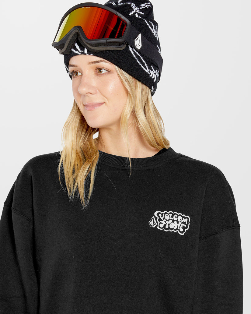 Essential Fleece Sweatshirt -  Black