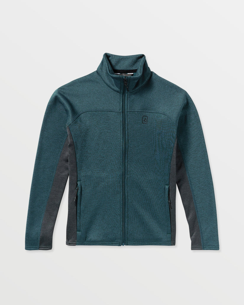 Frostbyte Fleece Full Zip Sweatshirt - Atlantic Deep