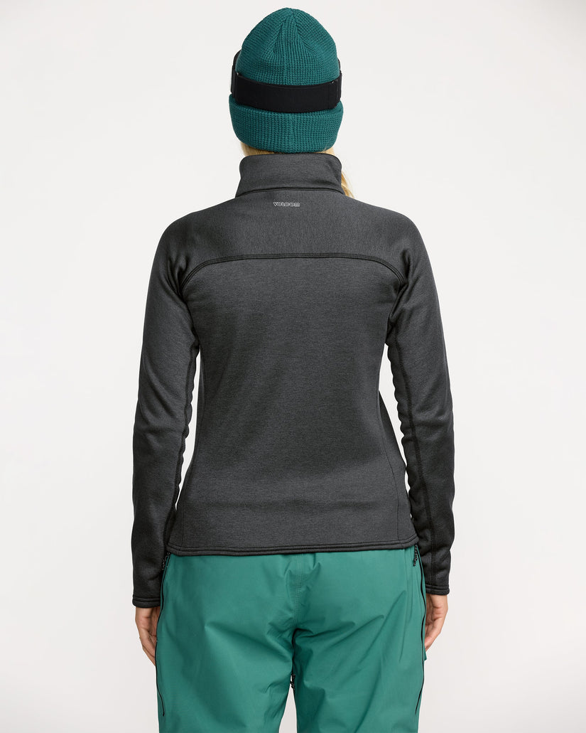 Frostbyte Fleece Full Zip Sweatshirt - Black