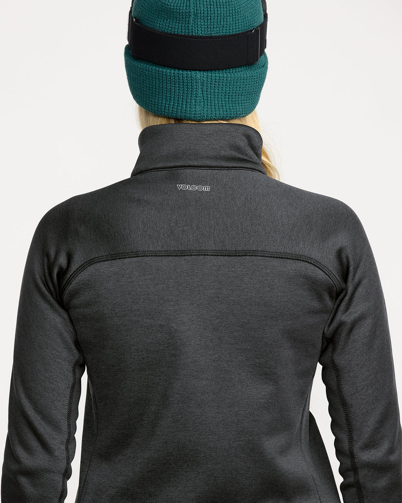 Frostbyte Fleece Full Zip Sweatshirt - Black