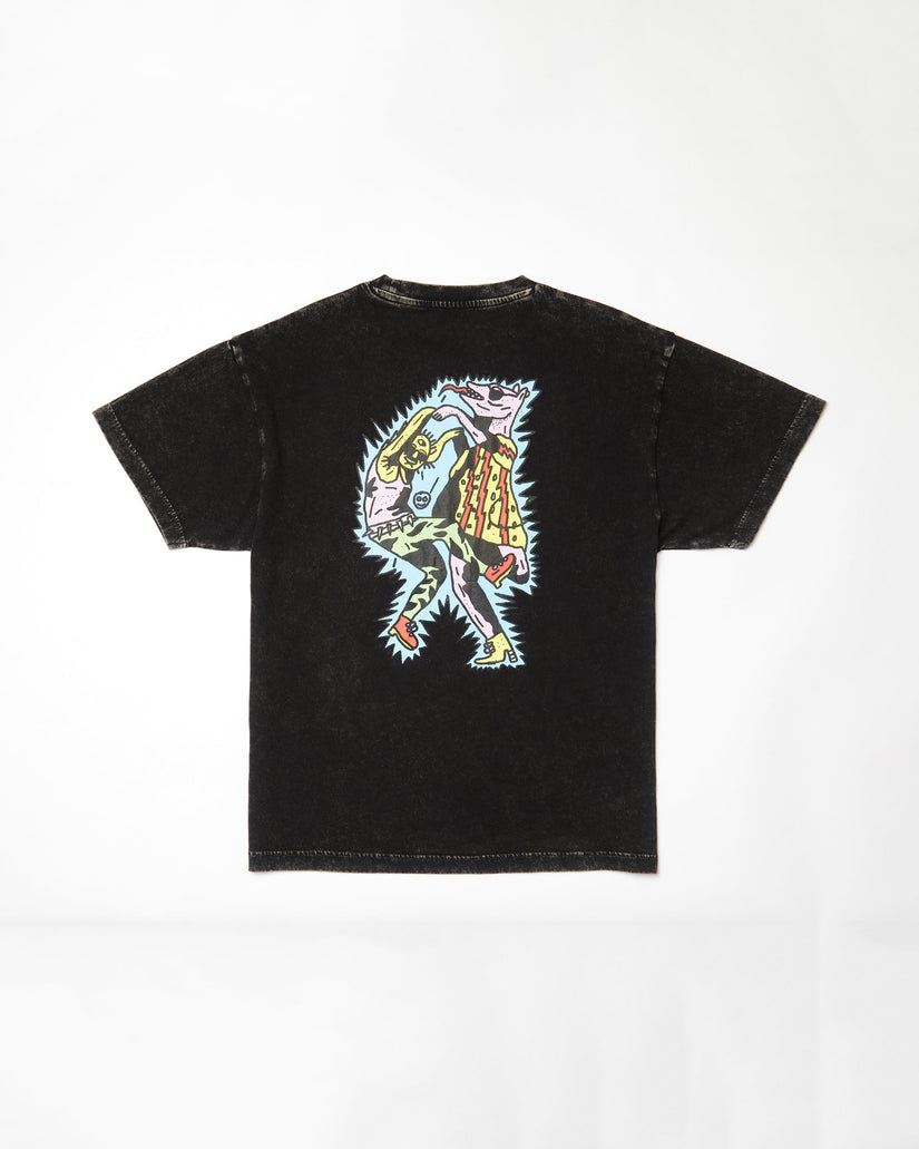 Bob Mollema 1 T-Shirt - WASHED BLACK - (KIDS)
