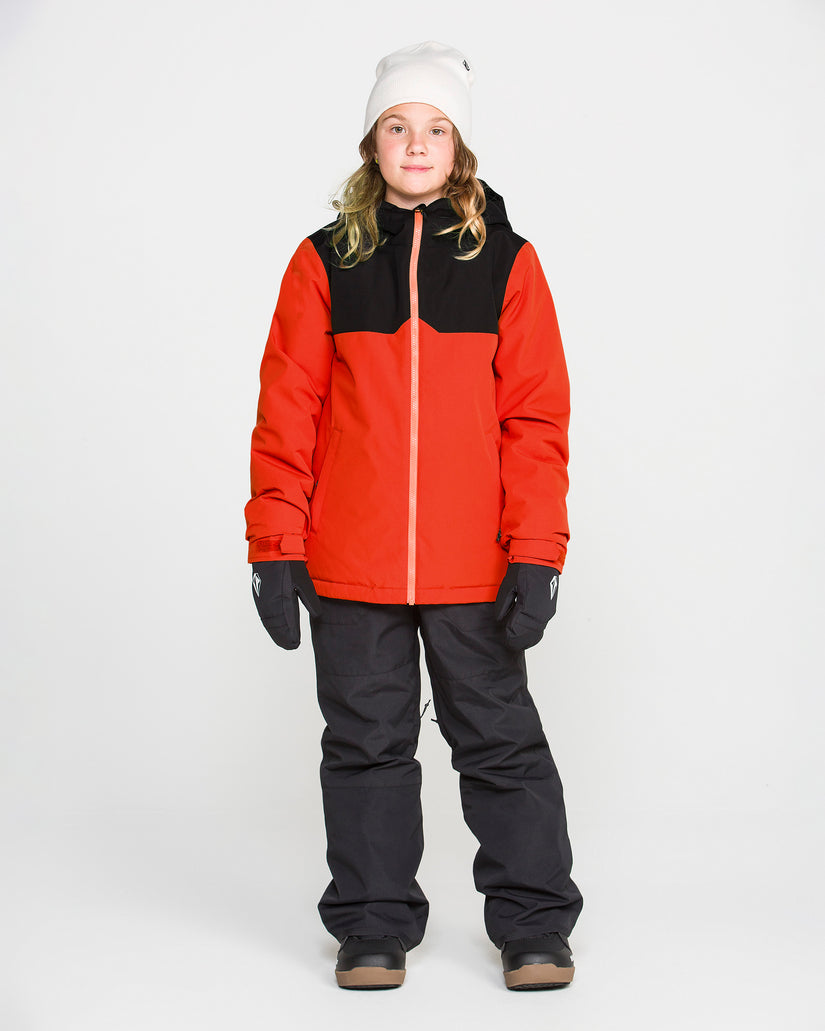 Stone.91 Insulated 10K Jacket - Orange - (KIDS)