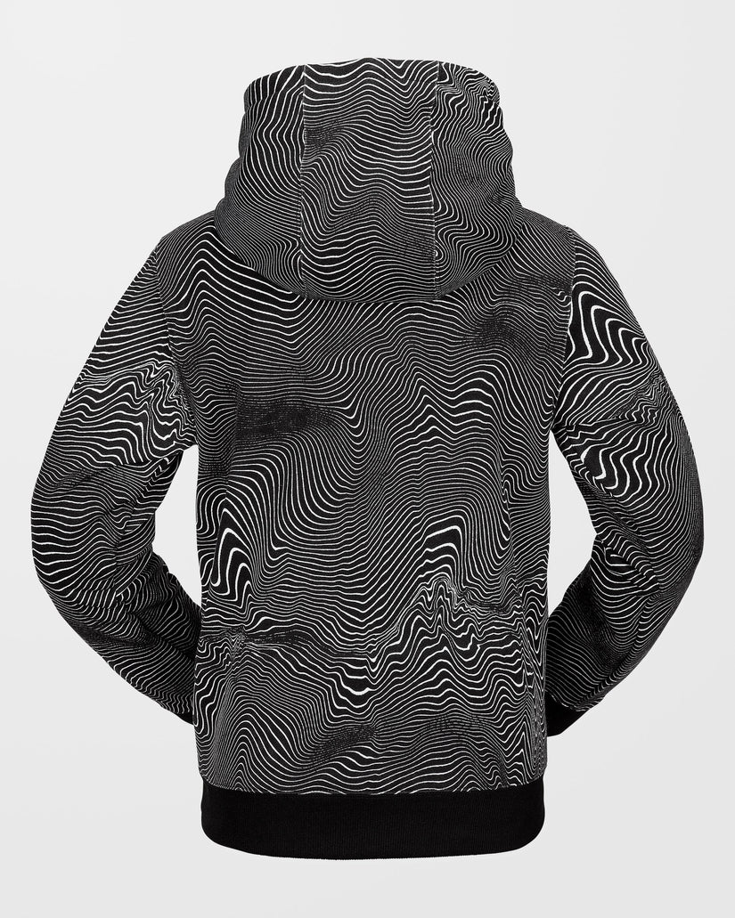 Hydro Fleece Hoodie - Black Print - (KIDS)
