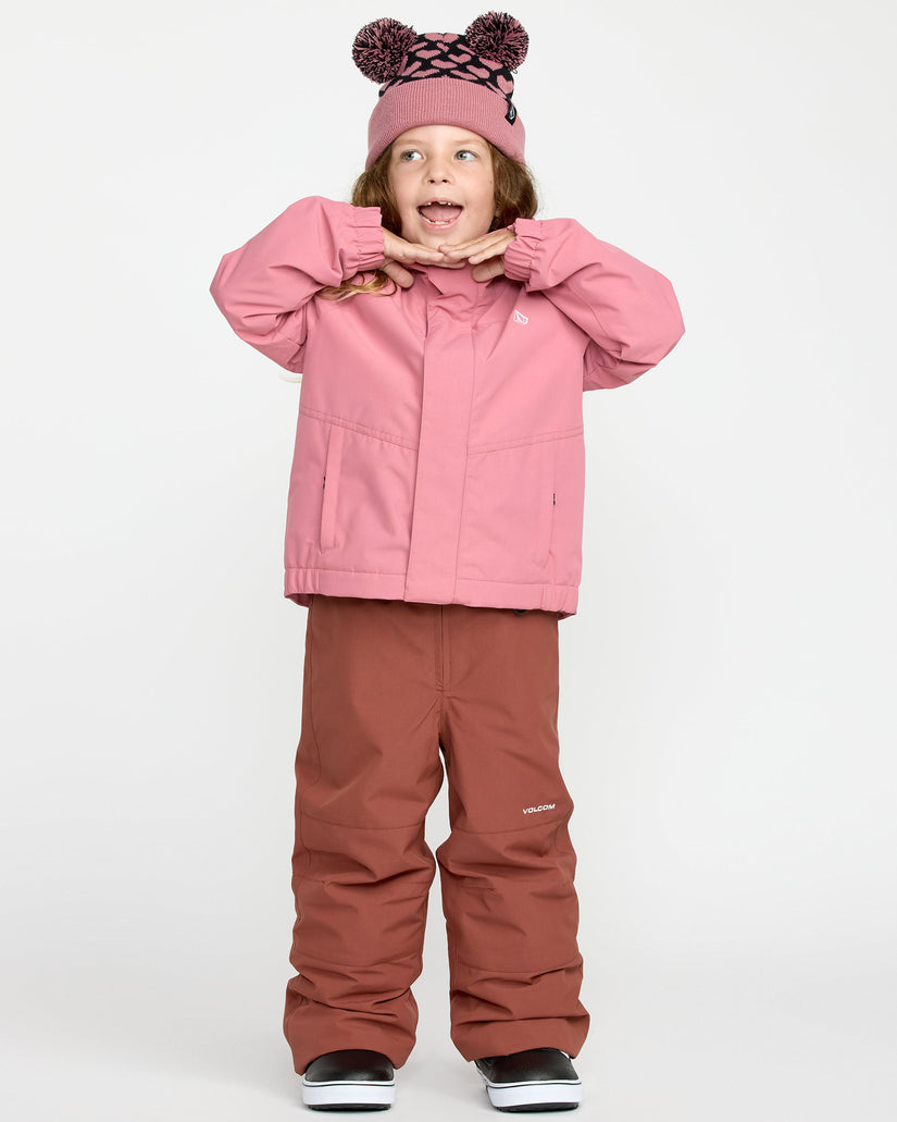 Little Flurry Insulated Bib Overall - Henna