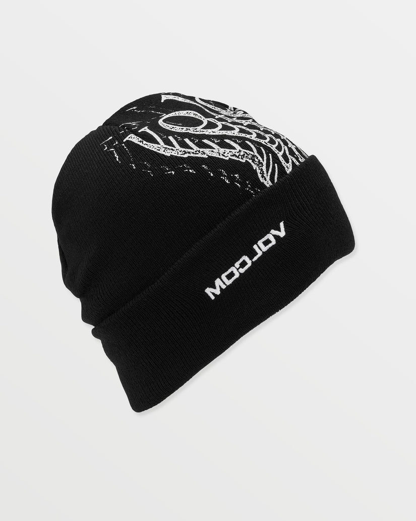 Stone Funk Beanie - Black White