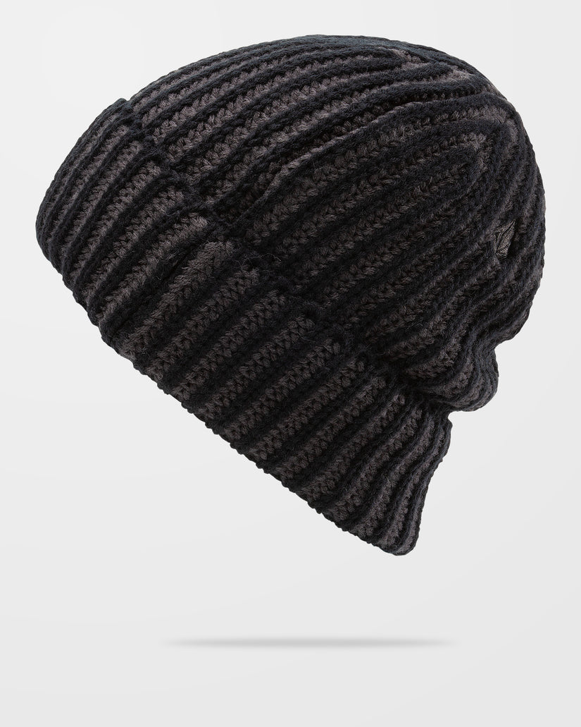 Knit Stoned Beanie - Dark Grey
