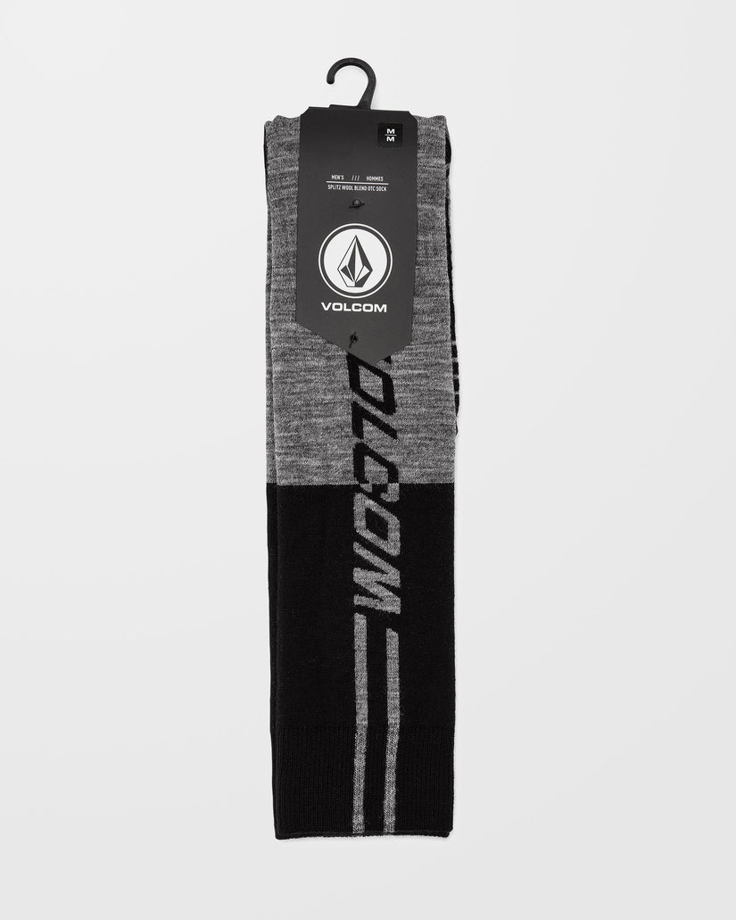 Splitz Wool Blend Otc Socks - Heather Grey