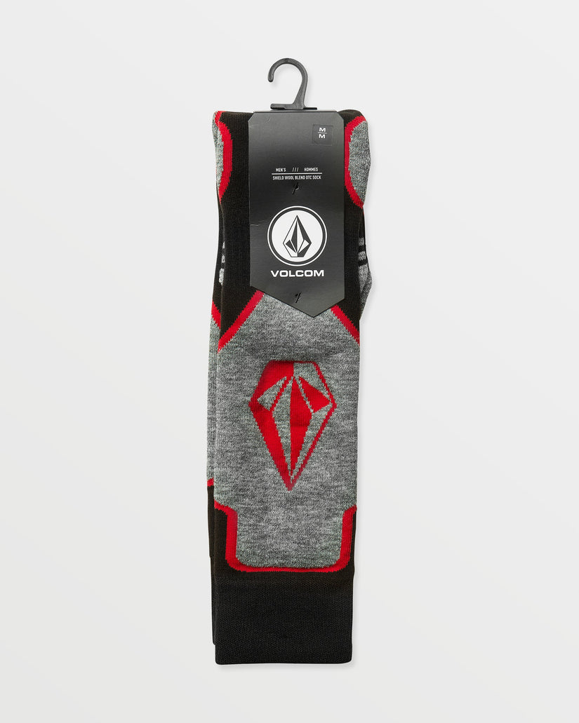 Shield Wool Blend Otc Socks - Orange Shock