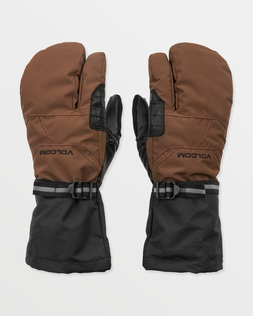 V.Snow Trigger Mittens - Brown
