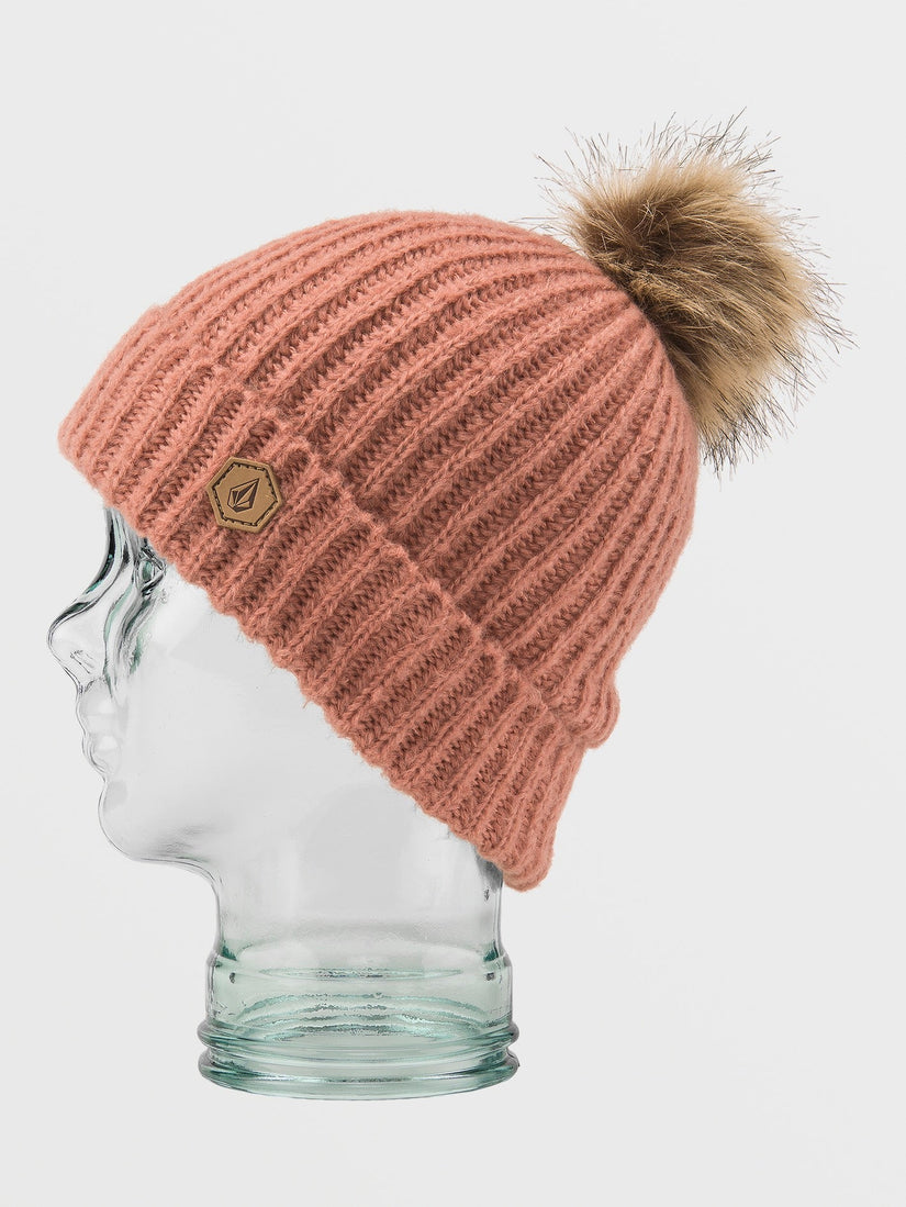 V.Co Lyra Bobble Beanie - EARTH PINK (K5852402_EPK) [F]