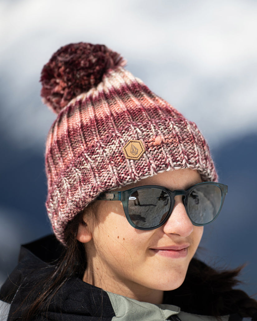 V.Co Lyra Bobble Beanie - Burgundy