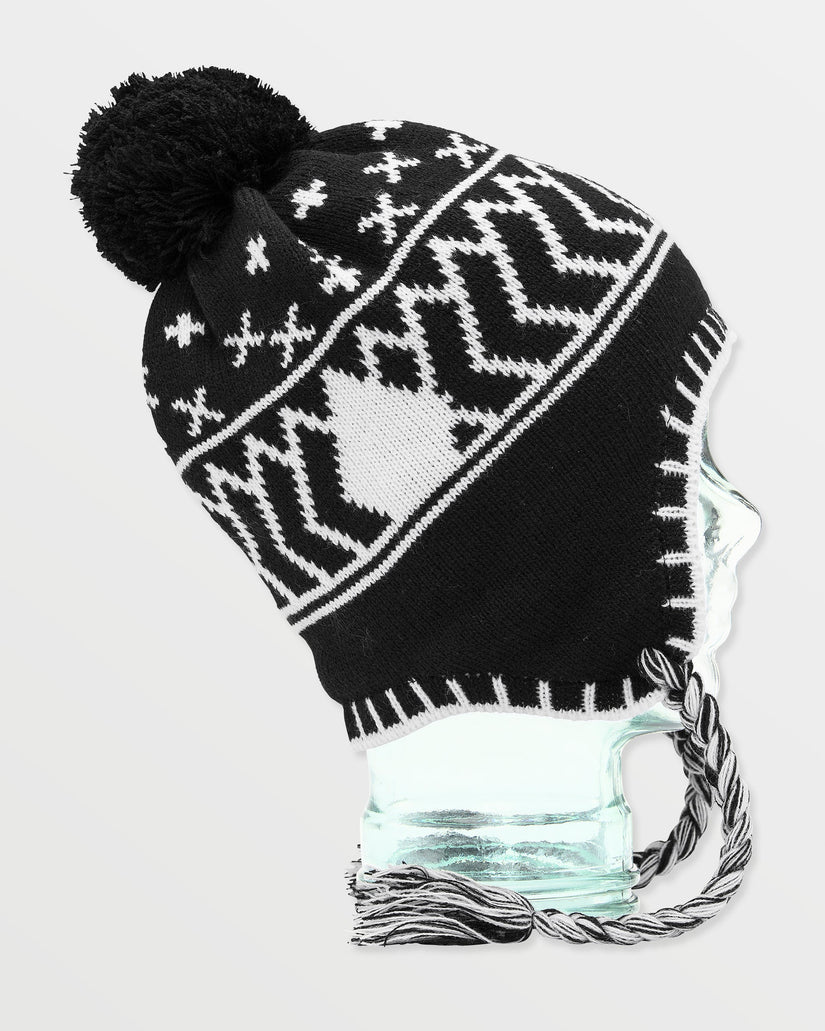 Ear Muff Beanie - Black