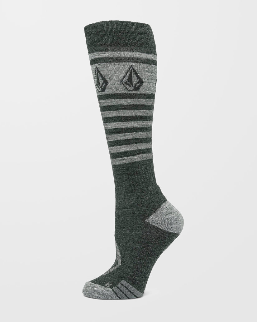 Striker Wool Blend Otc Socks - Black