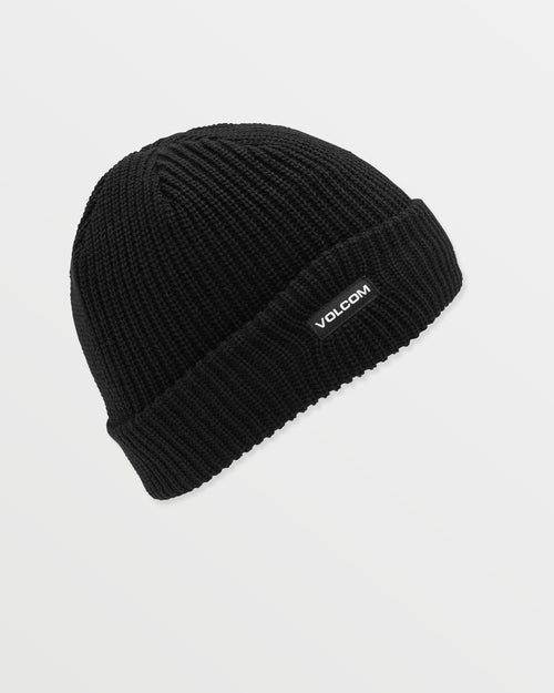Youth Lined Beanie - Black