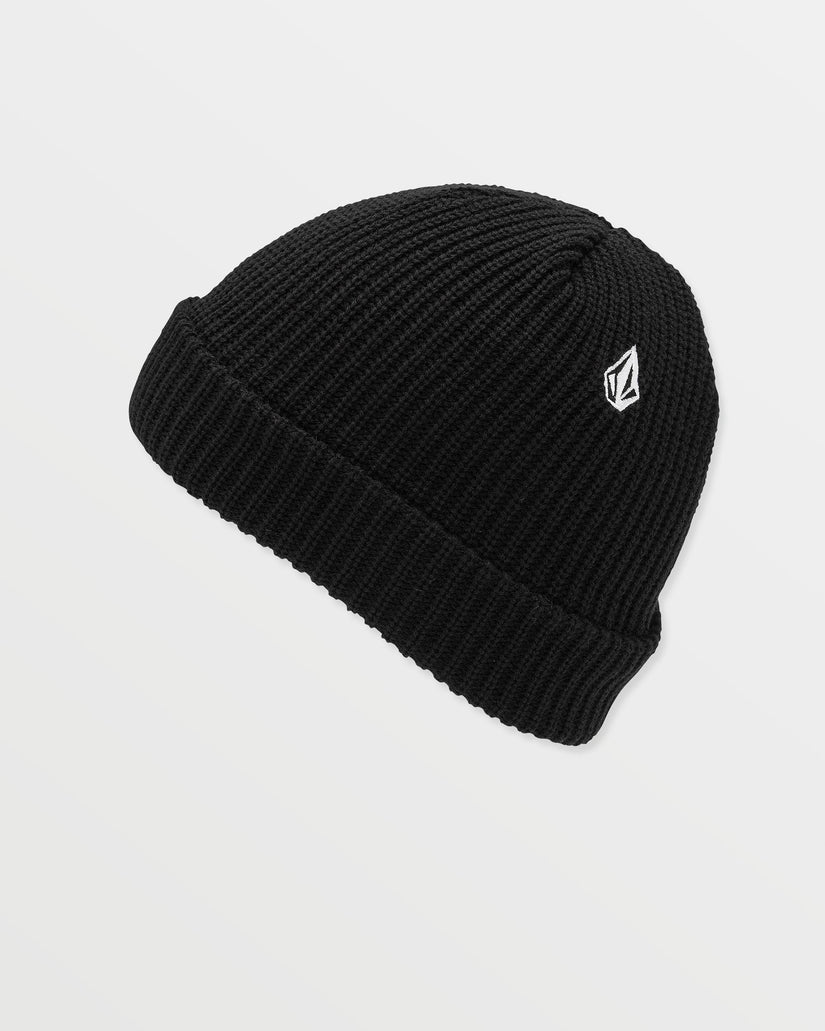 Youth Lined Beanie - Black