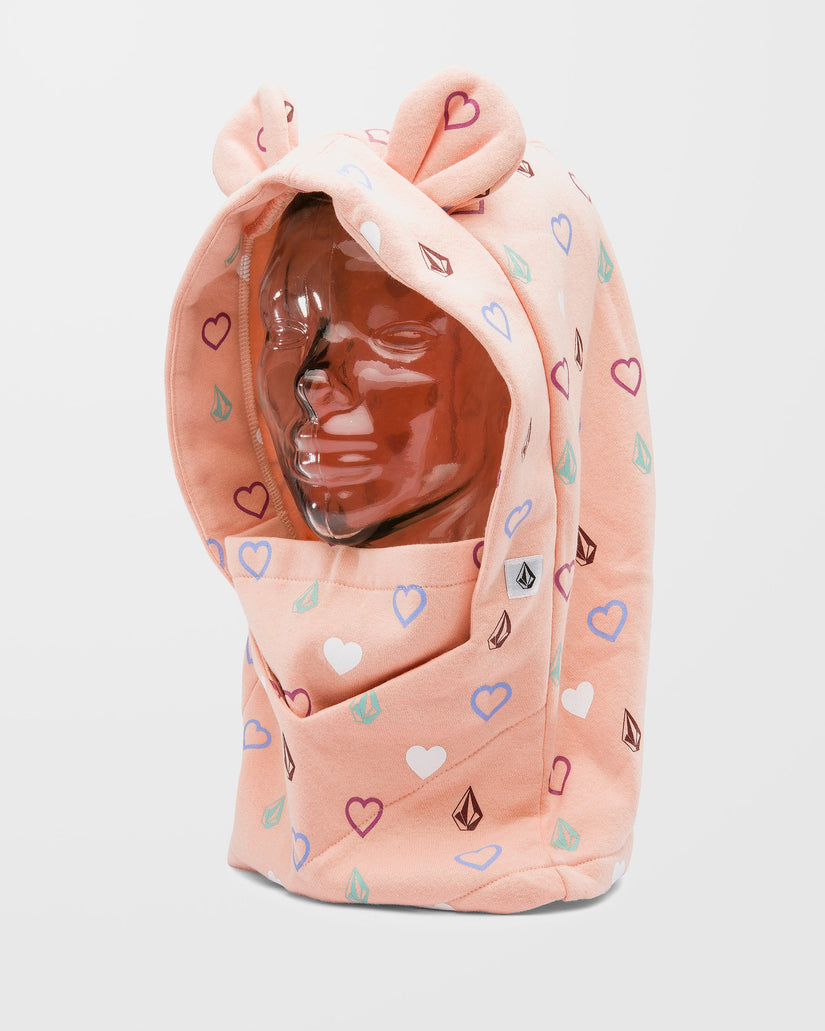 Snow Creature Hood Thingy - Coral Haze - (KIDS)