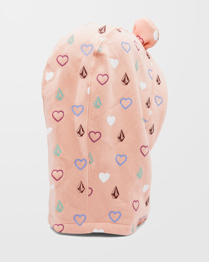 Snow Creature Hood Thingy - Coral Haze - (KIDS)