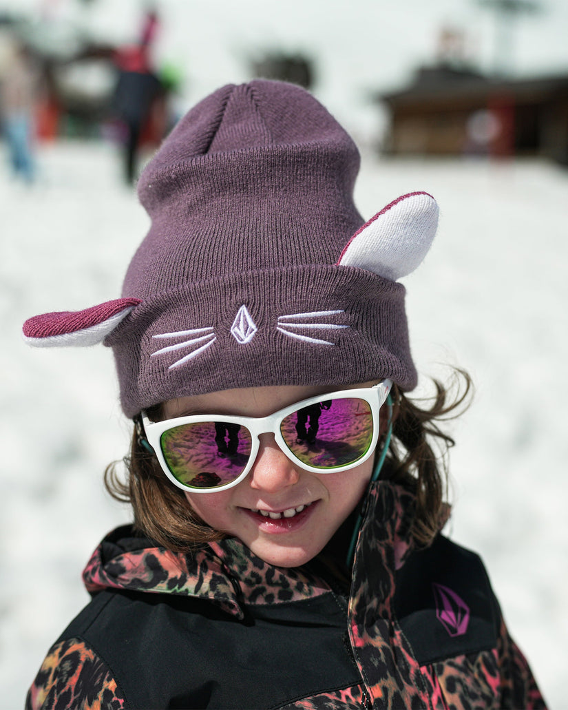 Snow Creature Beanie - Dusty Lavender - (KIDS)
