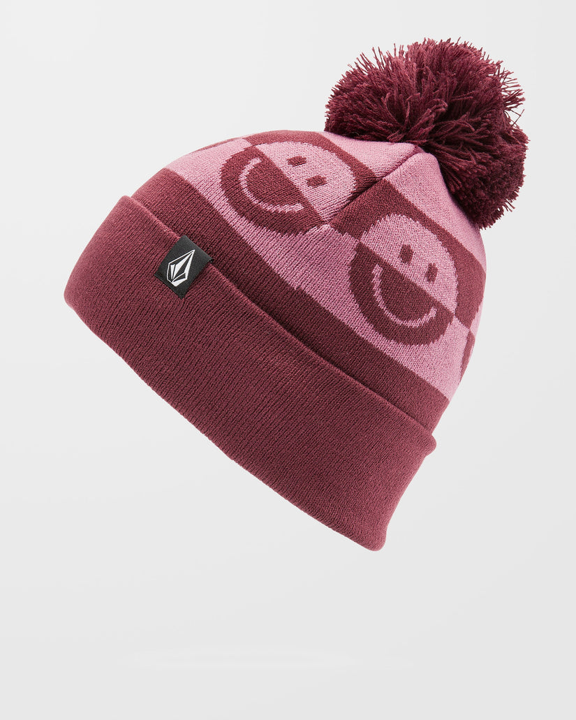 Camoblast Bobble Beanie - Burgundy - (KIDS)