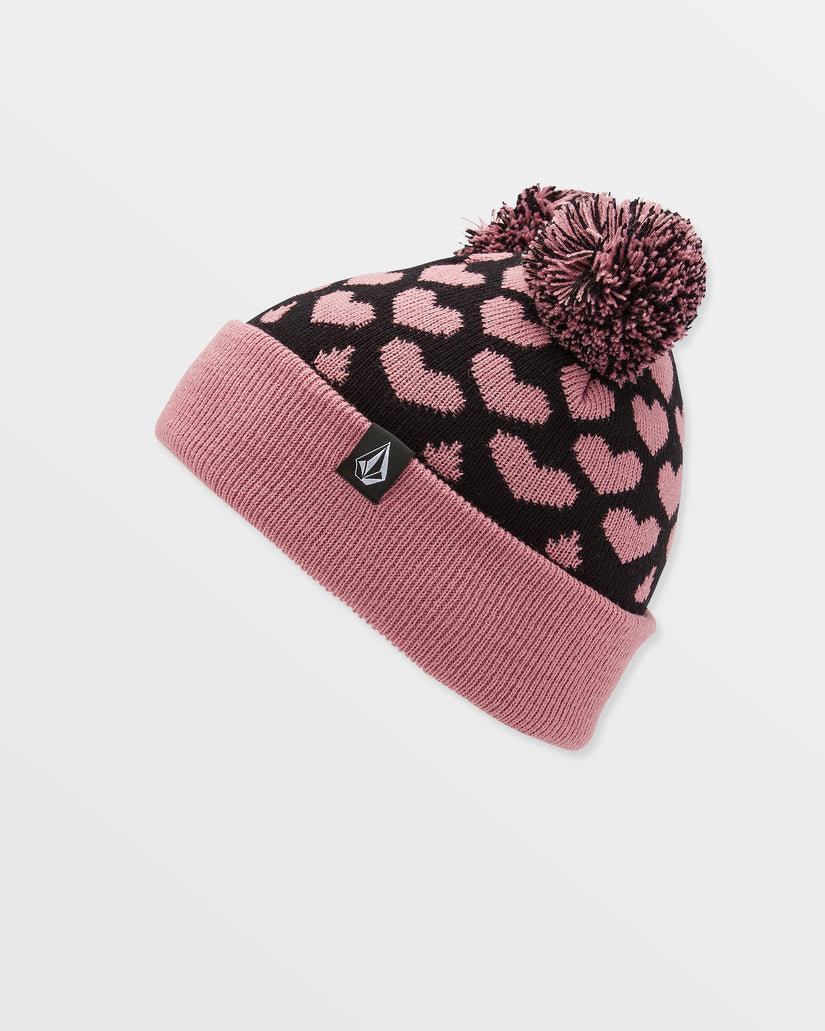 Stone Pom Beanie - Black