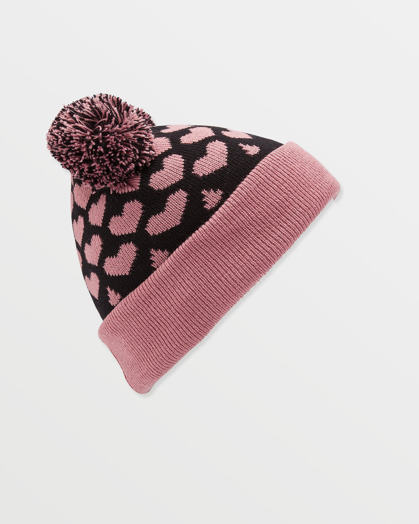 Stone Pom Beanie - Black