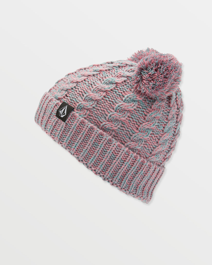 Stone Pom Beanie - Mesa Rose